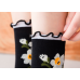 Women Retro Socks Women Flower Jacquard Retro Crew Socks Women Retro Socks Women Flower Jacquard Retro Crew Socks