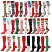 Wholesale Christmas Compression Socks Customized Knee High Socks Festival Sports Socks