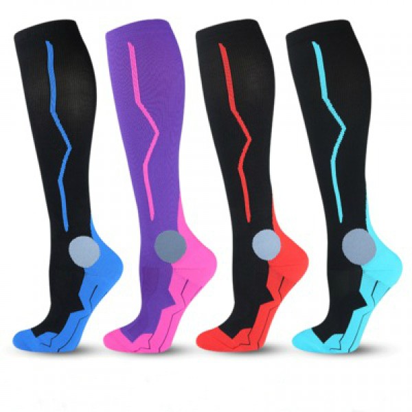 Marathon Sports Socks Unisex 20-30mmHg Knee High Compression Socks Marathon Sports Socks Unisex 20-30mmHg Knee High Compression Socks
