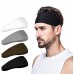 Unisex Customized Logo Sweatband Polyester 4 Colors Sports Headband