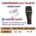 Unisex Copper Calf Compression Sleeves Sports Fitness Sleeves