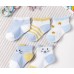 Fashion cotton mesh summer cute boat kids socks