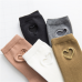 Men Summer Lightweight Rainbow Pure Color Dress Soft Cotton Crew Dress Socks