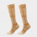 Wholesale Custom Logo Unisex Copper Premium Nylon Compression Socks Zipper
