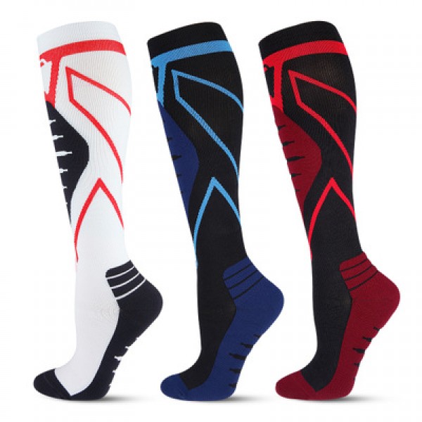 Marathon Running Durable Compression Socks Nylon Knee High Socks