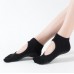 Fashion PVC grip 5 toes anti slip plain durable yoga socks