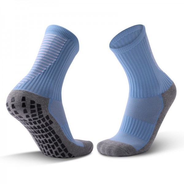 Thicken hardwearing cushion breathable nylon basketball non slip sock for adults