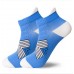 Universal running shock absorbent ankle high thin cotton sneaker socks