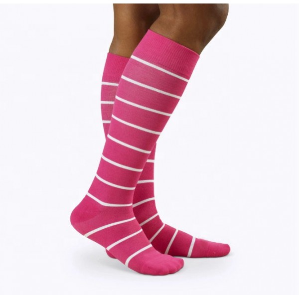 athletic men striped lines Compression socks for flying athletic men striped lines Compression socks for flying