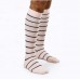 athletic men striped lines Compression socks for flying athletic men striped lines Compression socks for flying