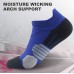 Premium  heel   cushion     seamless   toe        Athletic Running Socks  with   breathable   mesh