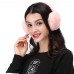 Faux Fur Ear Warmers Outdoor Foldable Winter Earmuffs Womens&Mens Earlap Warm Ear Protection