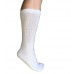 Loose Fit Diabetic Crew Socks with solid color