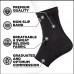 Black ankle compression brace for Running
