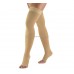 20-30 mmhg Open Toe Thigh High Compression Stocking Of Skin Color