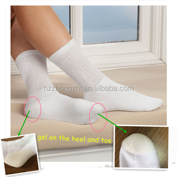 non binding top gel lined diabetic socks