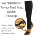 Arch support Copper infused anti fatigue athletic compression socks