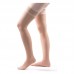 8-15 mmHg Large Silky Beige Thigh High Support Compression Stockings for Legs