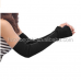Womens 100% Wool Arm Warmers Fingerless Gloves Thumb Hole