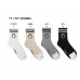 Wholesale Fashionable Two Strips Smile Face Non-slip Quarter Socks
