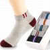 Wholesale Solid Color Cotton Breathable Comfy Sports Men Quarter Socks