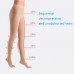 25-30 MmHg Varicose Veins Open Toe Stockings Thigh High Compression Pantyhose 25-30 MmHg Varicose Veins Open Toe Stockings Thigh High Compression Pantyhose