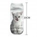 Free size china custom cartoon digital cat print socks