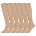6 pairs unisex cheap compression sock 8-15mmhg