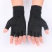 Copper infused compression gloves for arthritis, carpal tunnel, computer typing fingerlless gloves