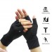 Copper infused compression gloves for arthritis, carpal tunnel, computer typing fingerlless gloves