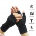 Copper infused compression gloves for arthritis, carpal tunnel, computer typing fingerlless gloves