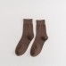 Custom High Quality Mid Calf Business Cotton Black Men Socks Official