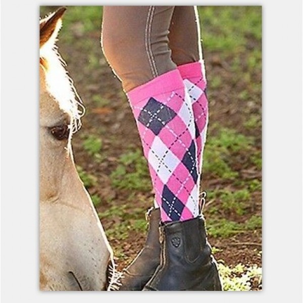 Wholesale Custom Knit Men and Women Breathable Hiking Compression Equestrian Socks