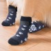 Wear Straps Traction Control Dog Grip Socks with for Indoor Hardwood Floor