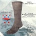Breathable custom logo warmer Sport merino wool socks