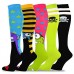 Different colors available over the knee high cotton sport compression socks