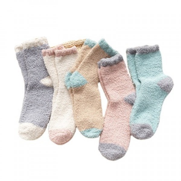 Women Winter Thick coral velvet Warm Comfort Soft Fuzzy Floor Socks Women Winter Thick coral velvet Warm Comfort Soft Fuzzy Floor Socks