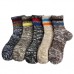 Wholesale fashion outdoor terry warm 100% merino wool sock for hiking