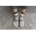 Wholesale fashion outdoor terry warm 100% merino wool sock for hiking