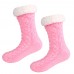 Anti-slip Grips slipper unisex Fleece fur lined warm color room floor socks Anti-slip Grips slipper unisex Fleece fur lined warm color room floor socks