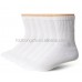Custom logo jacquard cotton sublimation short white men socks