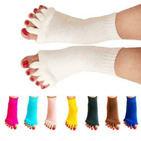Open Toe Separator Five Yoga GYM Sports toe alignment socks Open Toe Separator Five Yoga GYM Sports toe alignment socks