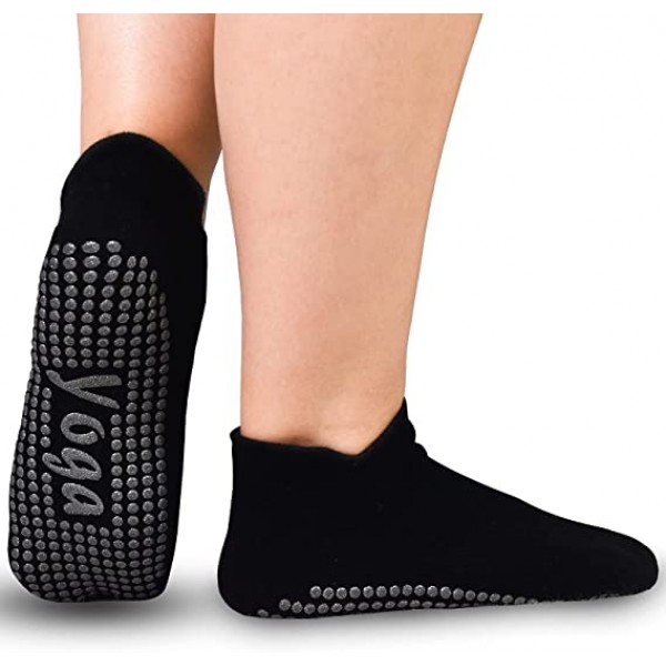 Wholesale OEM non slipper Custom logo Anti Slip Yoga Pilates Socks