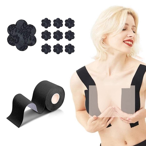Women Elastic Breathable Waterproof Pull Lift Up Boob Tape Women Elastic Breathable Waterproof Pull Lift Up Boob Tape