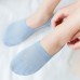 Lady Cotton Solid No Show Invisible Hidden Ankle Low Cut Liner socks
