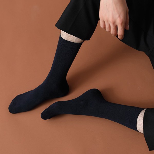 Black gray cotton mens business socks instock Black gray cotton mens business socks instock