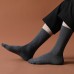 Black gray cotton mens business socks instock