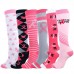 Custom Women Medical Nurse 20-30mmHg Knee High Nylon Compression Socks