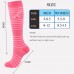 Custom Women Medical Nurse 20-30mmHg Knee High Nylon Compression Socks
