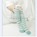 women non slip microfiber fluffy over knee high socks